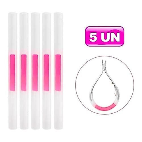 Kit 5 Molas De Silicone Profissional Para Alicate Cutícula