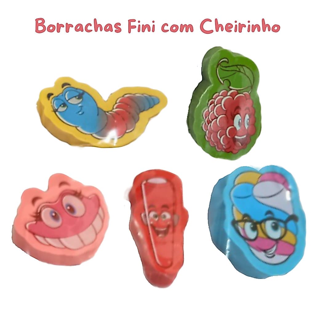 Borrachas Fini com Cheirinho Leo&Leo