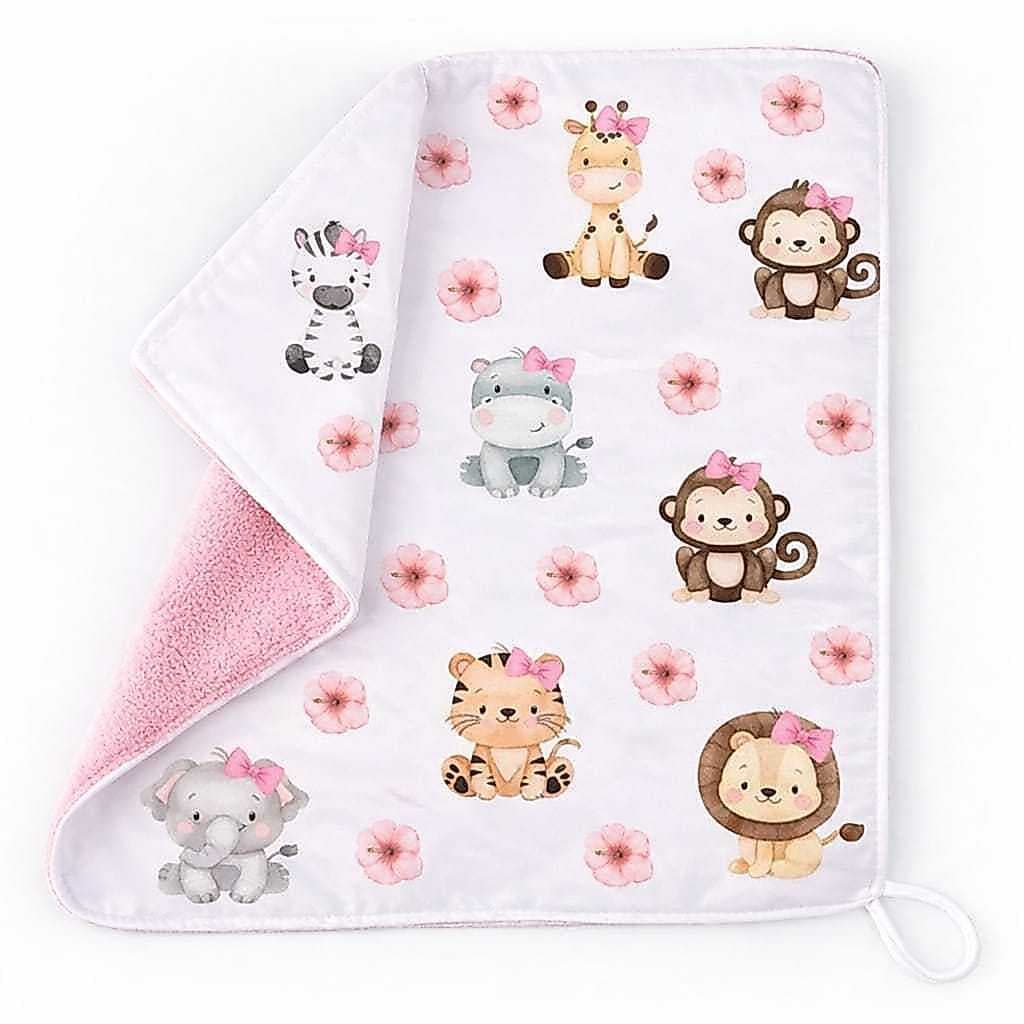 naninha para bebe diversas estampas, safari dinossauro, borboletas, bailarina 30x30 cm