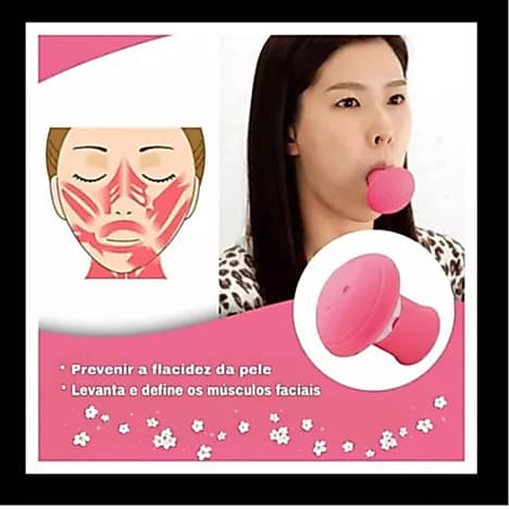 Exercitador mandíbula maxilar queixo redução de rugas e papadas Harmonização lift Facial