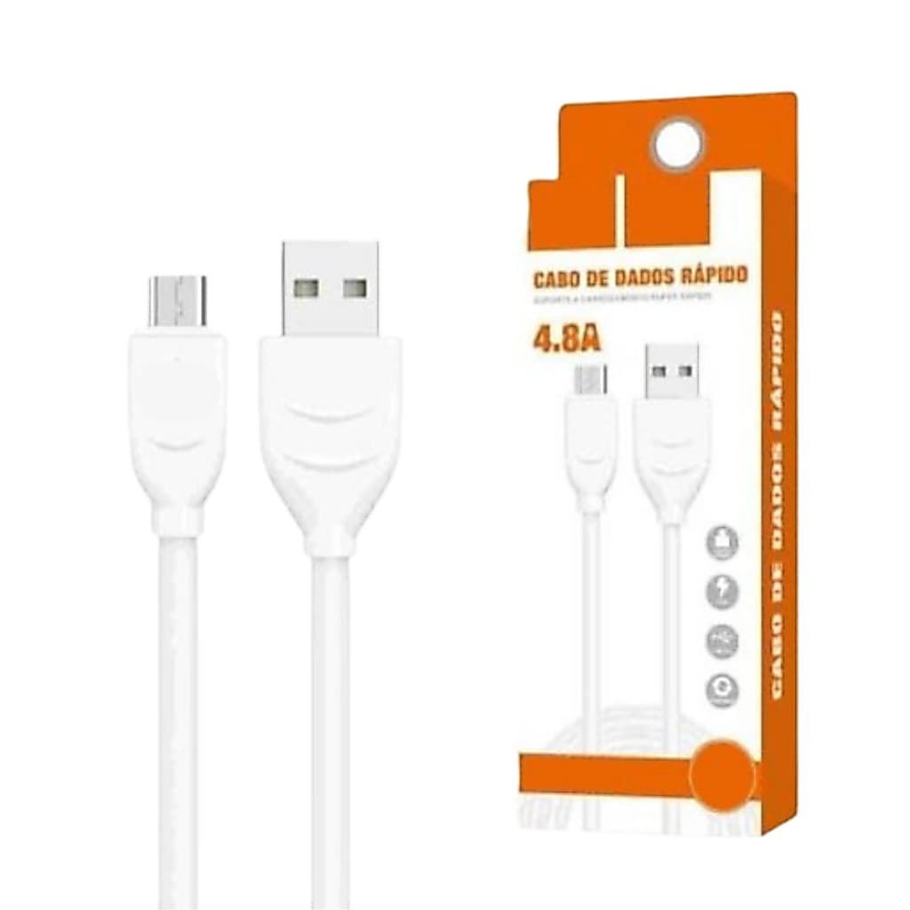 Cabo Carregador para Philco Hit P10 - Cabo Micro USB V8