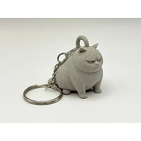 [O MAIS BARATO+ENVIO RÁPIDO!] Chaveiro de Gato Mal-Humorado / Bravo / Malvado / Bolado - Cat - 3D