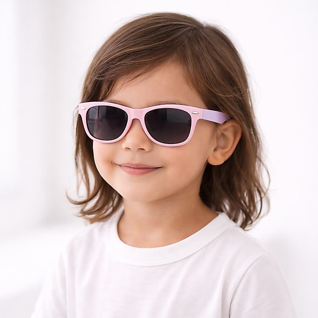 Óculos de Sol Infantil Premium Flexível Lentes Polarizada + Case Brinde | Leve e Seguro