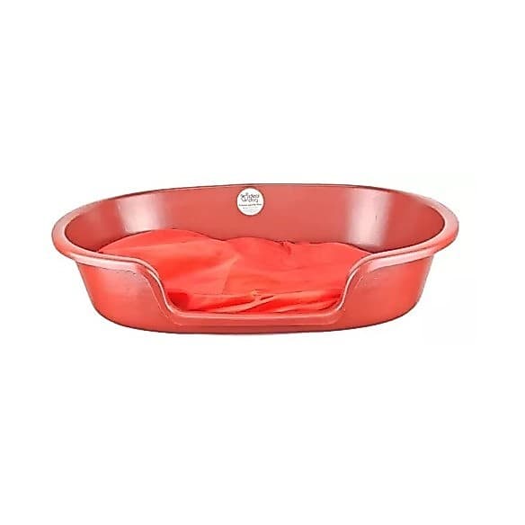 Cama Cachorro Gato Com Almofada Pequena Vermelho