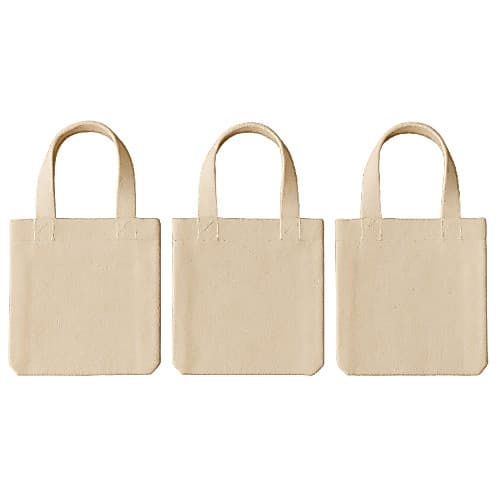 KIt 50 sacolas 15x15 100% algodao