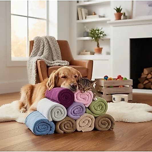 Kit 3 Mantas cobertas pra cachorro e bebê gato 90 x 100cm  Antialérgicas Laváveis Super Macias Cores