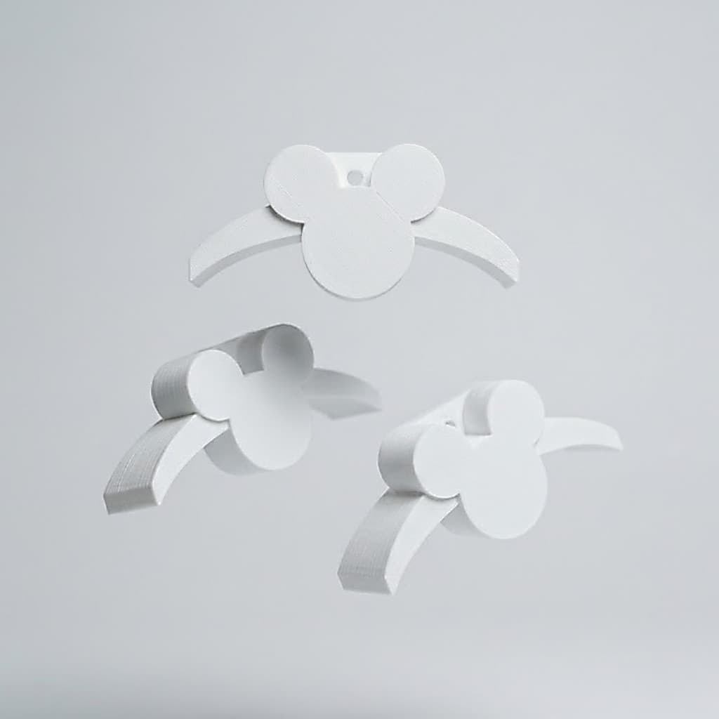 Kit Suporte para Orelhas Disney Tiara Arquinho Suporte de Parede para Orelhas Fantasia
