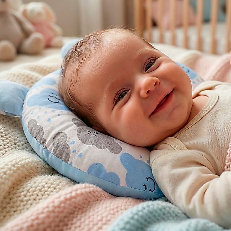 Travesseiro Anatômico Modelador para Bebês – Dupla Face