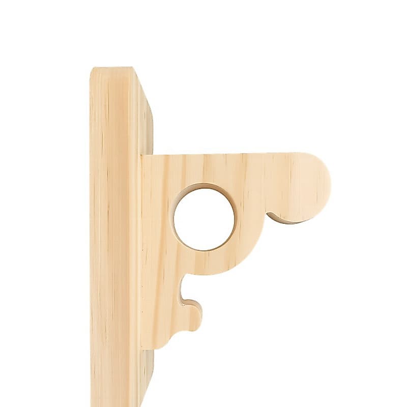 Suporte para varão até 35mm de cortina em madeira modelo elegante