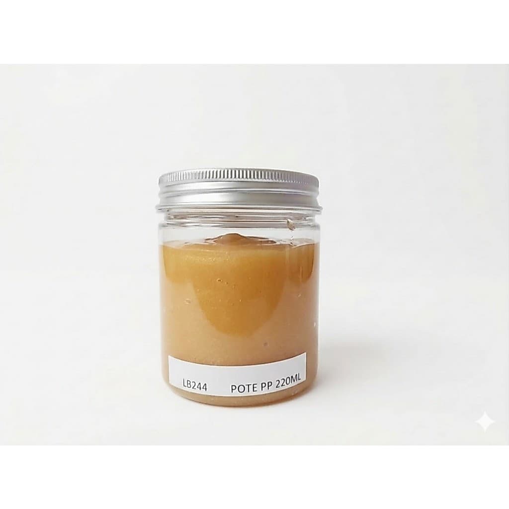 Kit 10 Potes Plásticos 220ml Tampa Alumínio 6x8cm Embalagem Alimentos Doces