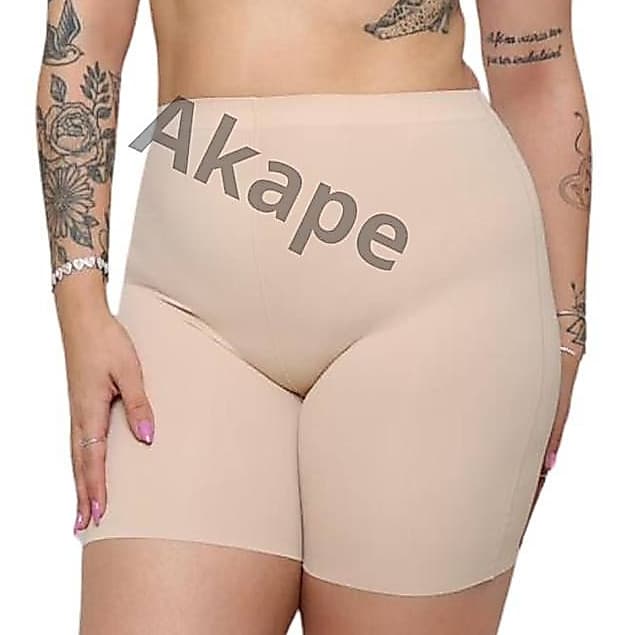 Short segunda pele Lisa feminina Bermuda cinta Modeladora   Sem Costura Confortável.