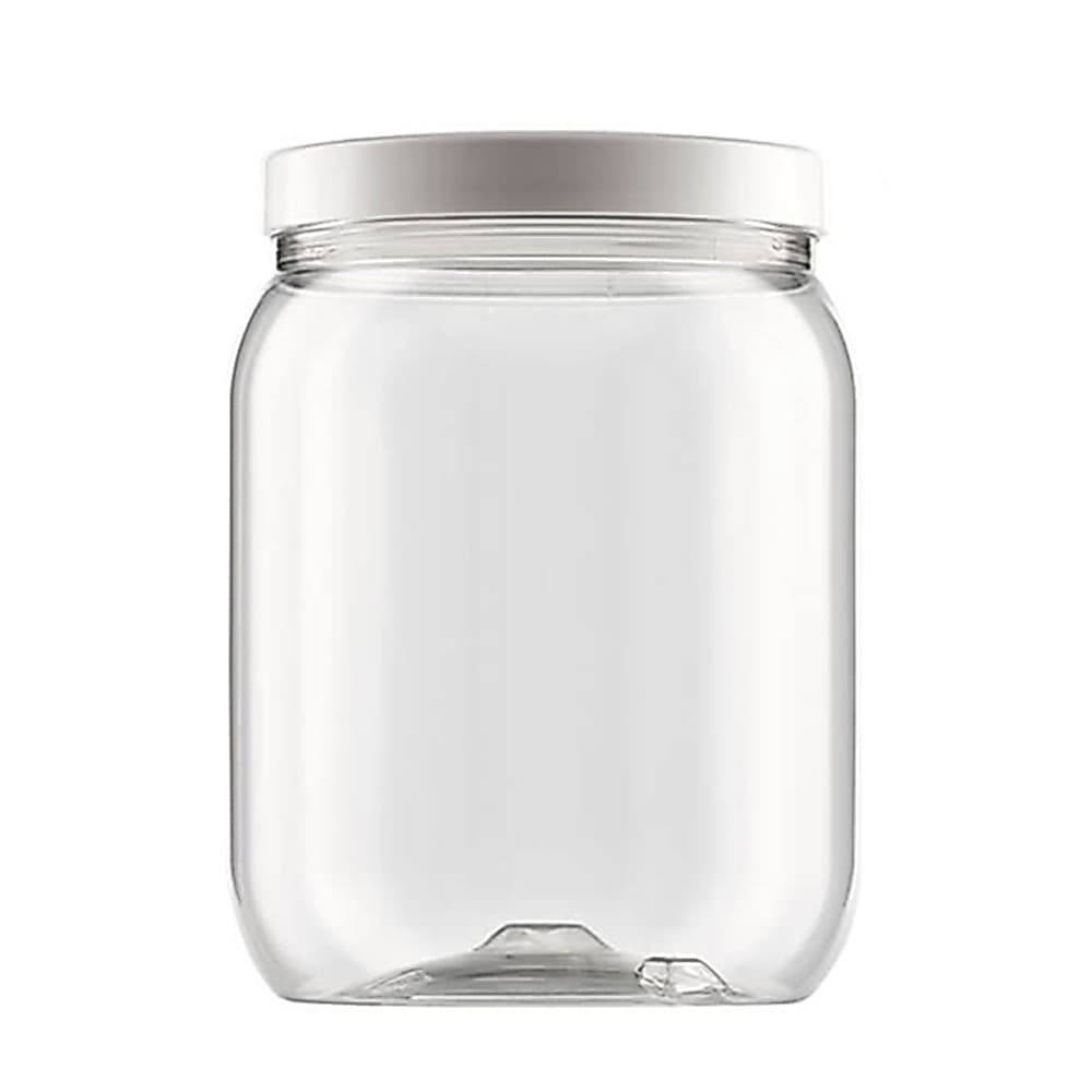 Pote plástico 1,7 lts rosca transparente Bandeirante 2102ud