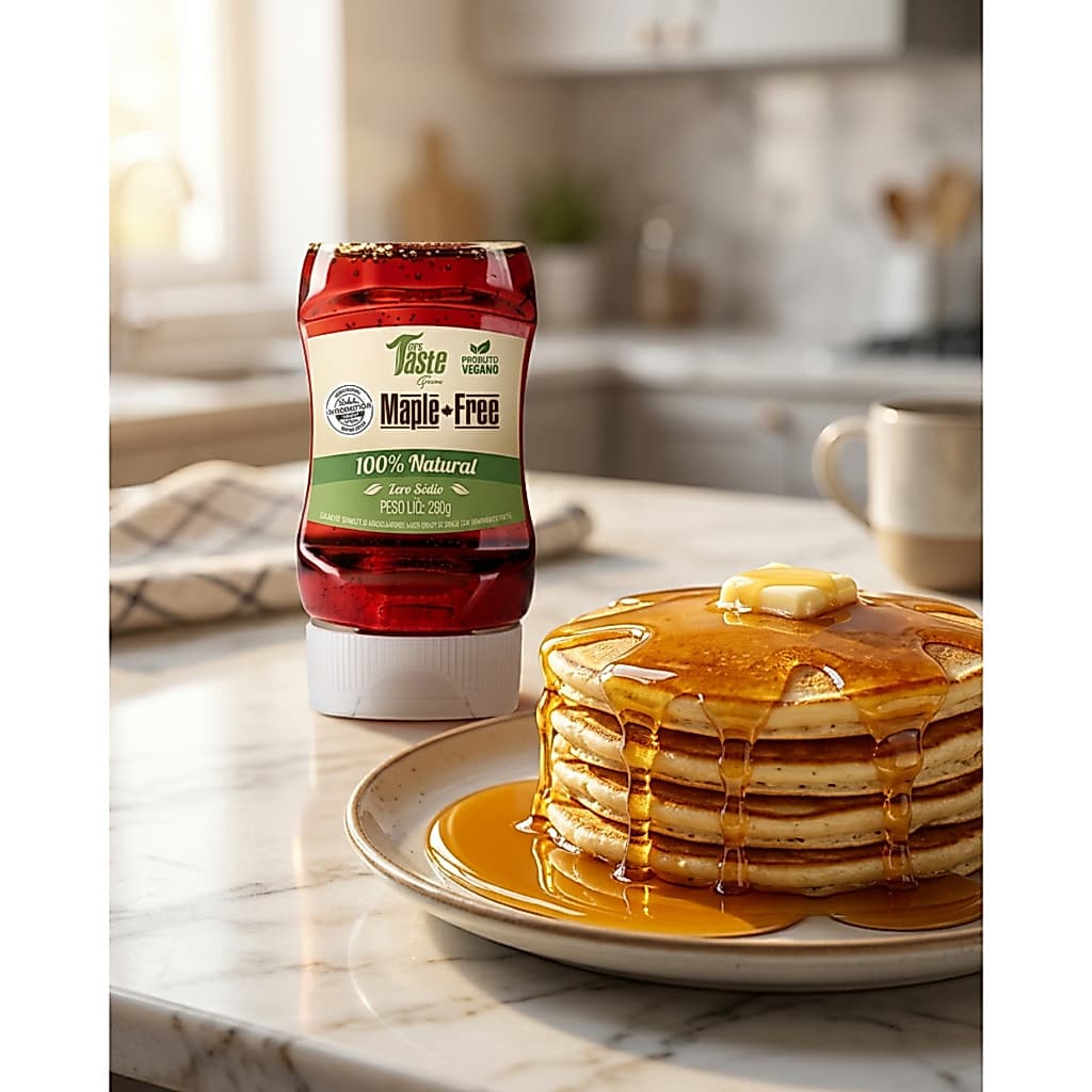 Maple Free Vegano  Zero Sódio 280g 100% Natural  Mrs Taste