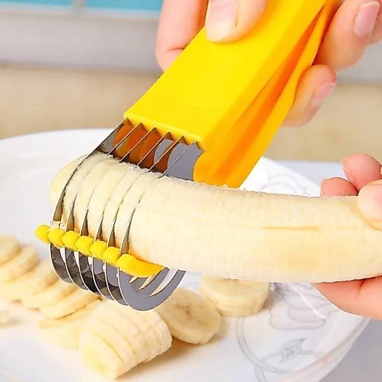 Fatiador de Banana e Legumes em Aço Inox - Praticidade e Uniformidade de Fatias