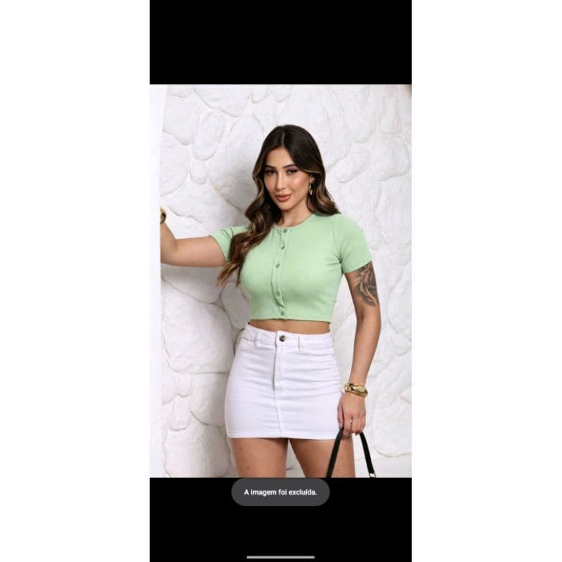 Cerrpde com Botões na Frente para Mulheres Estilo Casual e Confortável