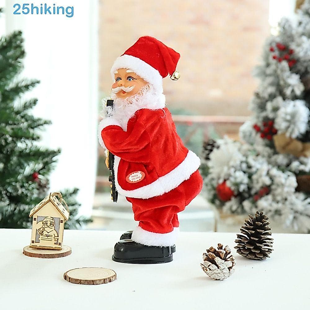Escada De Escalada De Papai Noel , Boneca Chaminé Elétrica , Brinquedo De Pelúcia Decoração De Natal