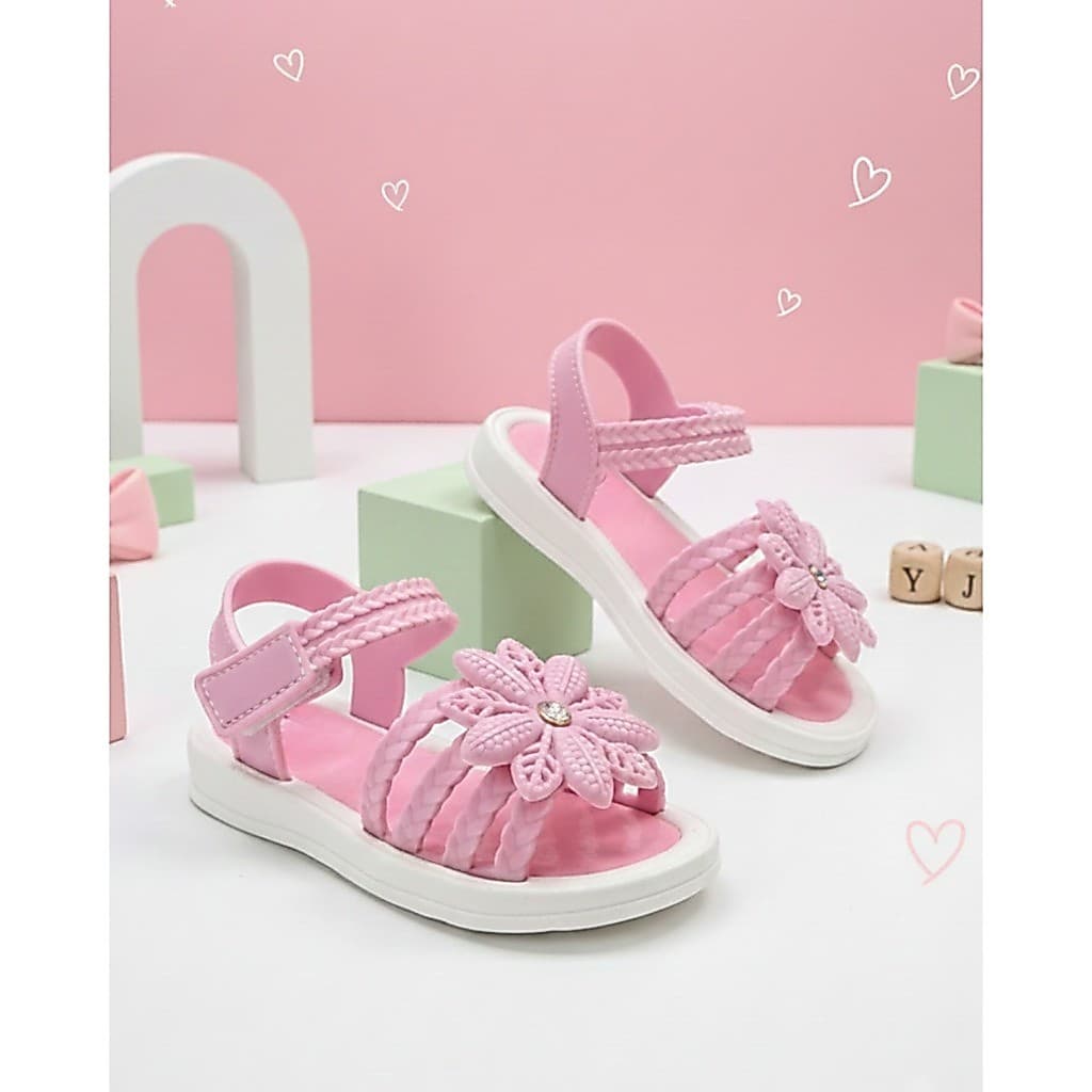 Papetes Feminina Sandalia Infantil Rasteirinha Confortavel Velcro
