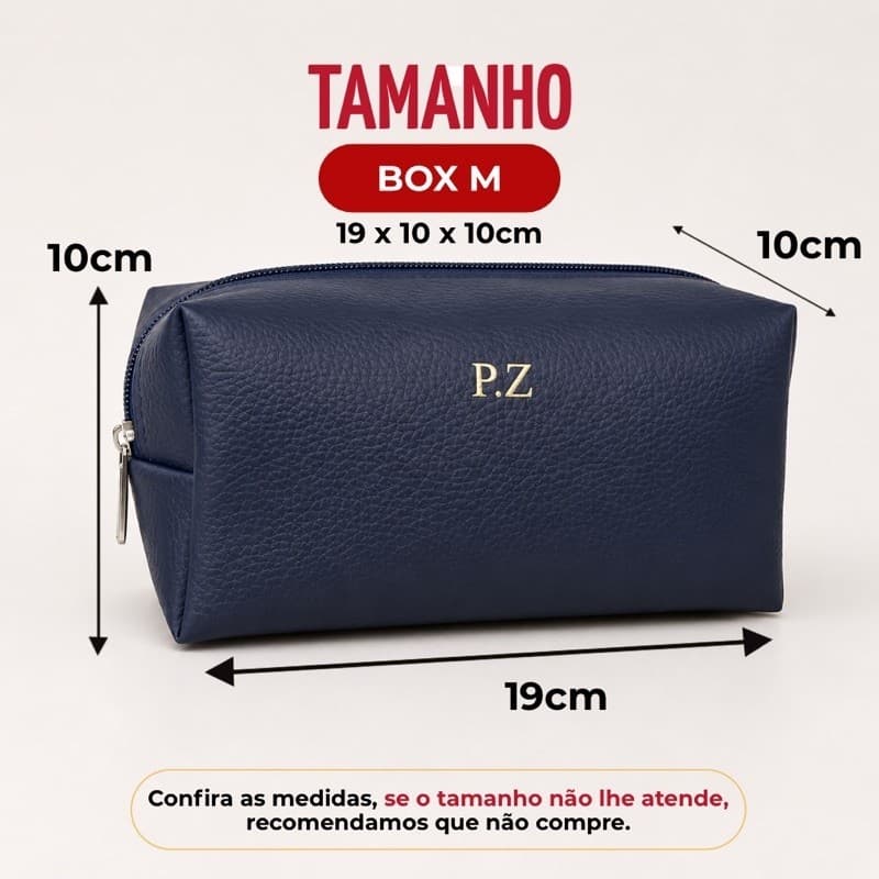 8 Necessaire Box personalizada TAMANHO M