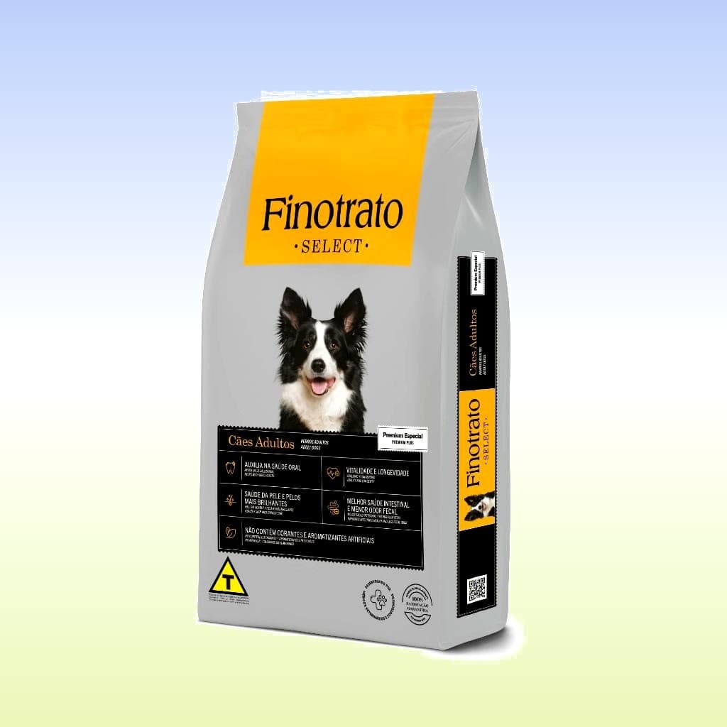 Ração Seca Finotrato Select Premium Especial Cães Adultos Sabor Frango e Cereais 15 KG