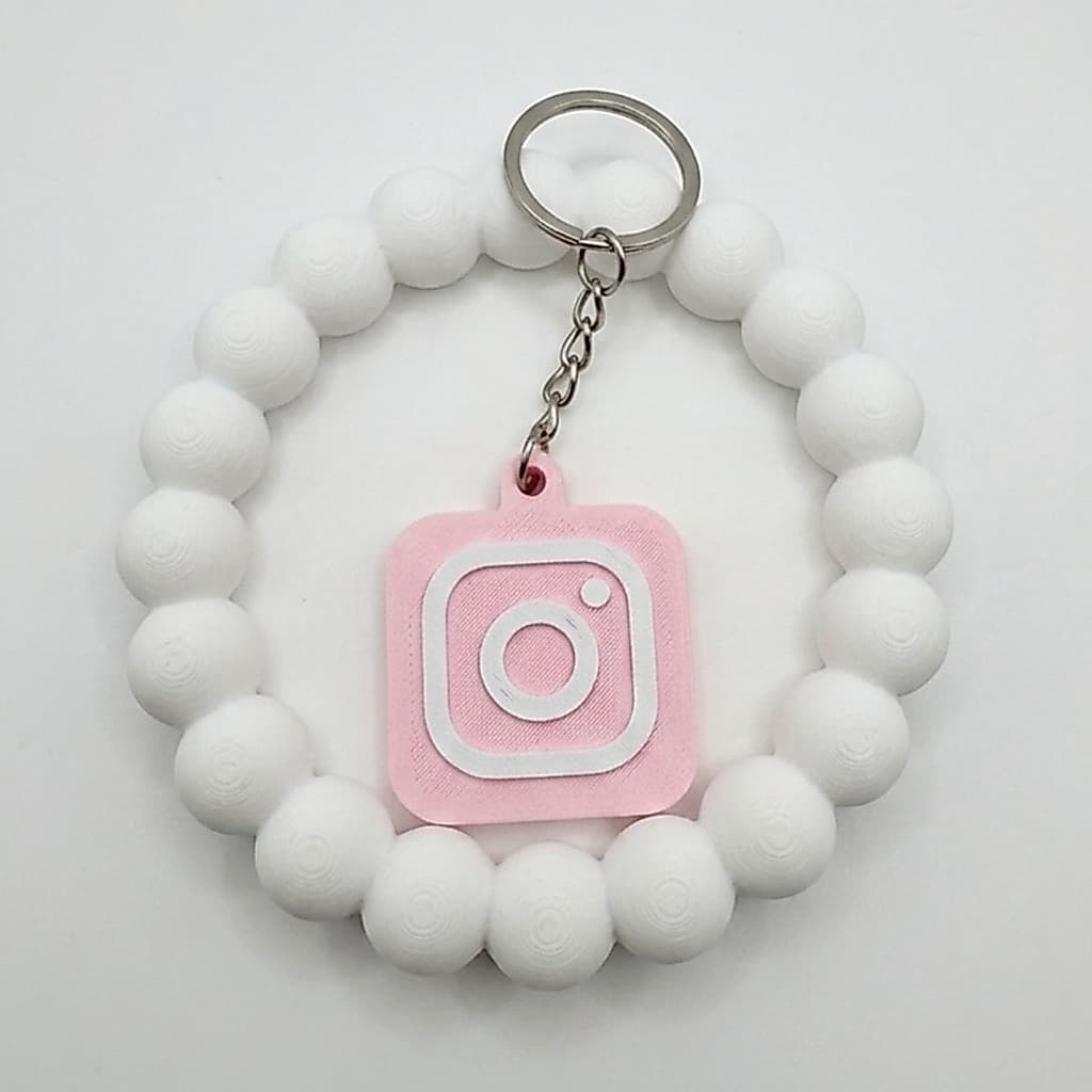 Kit 5 Chaveiro NFC Instagram Aproximou Conectou | Tag NFC