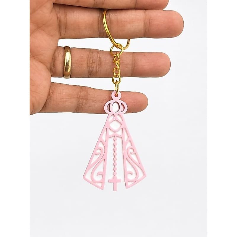 Chaveiro Nossa Senhora Aparecida em Impressão 3D | Presente Católico