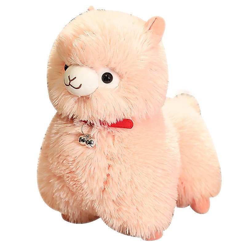 Brinquedo De Pelúcia De Alpaca Fofo Com Sino , Linda Boneca Ovelha , Presente De Aniversário E Evento Para Crianças Meni