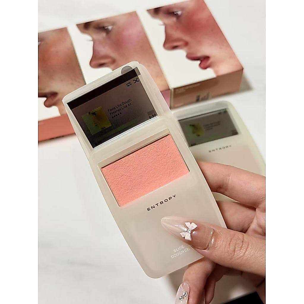 Blush MP3?Coreia Entropy Monocromático Blush sumi Co-Branded Deslizante com Espelho Fino Piscando Destaque Blush Creme