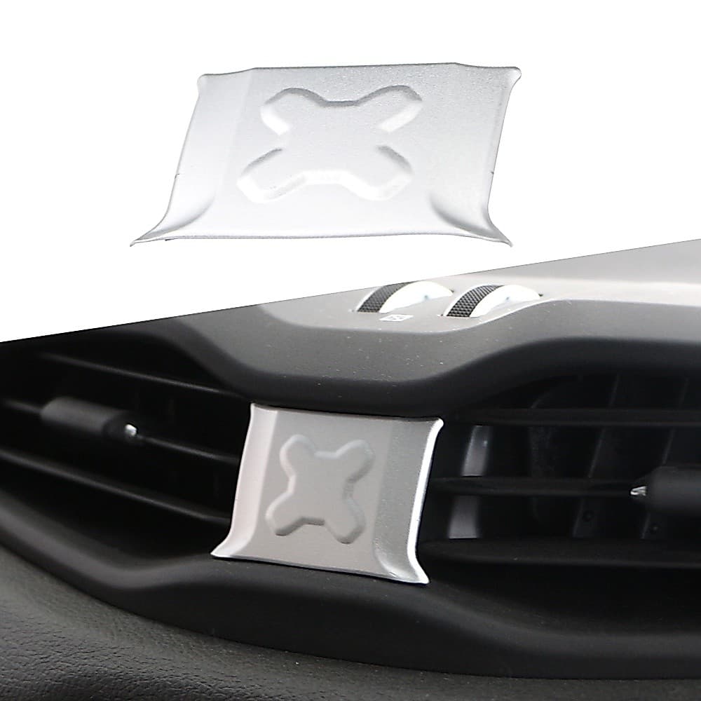 ABS Cromado Centro De Carro Ar Condicionado Saída De Ventilação Cobertura De Adesivo Para Jeep Renegade 2014-2021 Acessórios