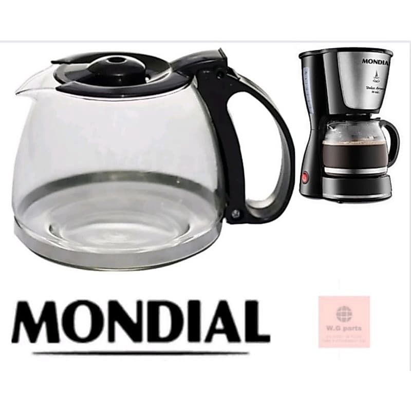 Jarra Para Cafeteira Mondial Dolce Amore 18 xicaras C-30 - Vidro Reforçado Extra forte