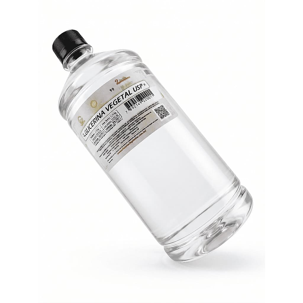Glicerina Vegetal Usp 1l Pura 100% Indústria Alimentícia