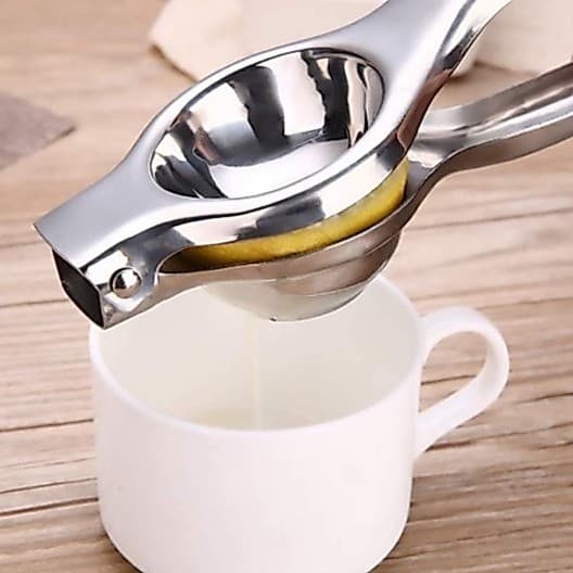 Espremedor de Limão Inox Cozinha Casa Super Prático Para Fazer Suco Limonada  Caipirinha