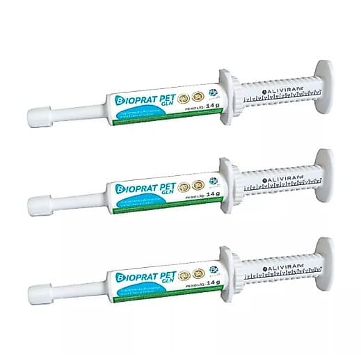 Kit 3 unid Suplemento Bioprat Pet GLN Alivira Pet 14g