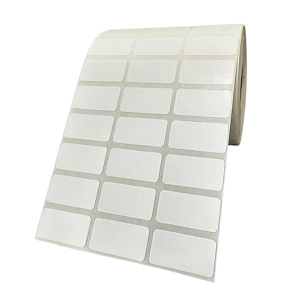 Etiqueta Adesiva Térmica 30x15mm - 5000un Rolo 30mt 3 Colunas