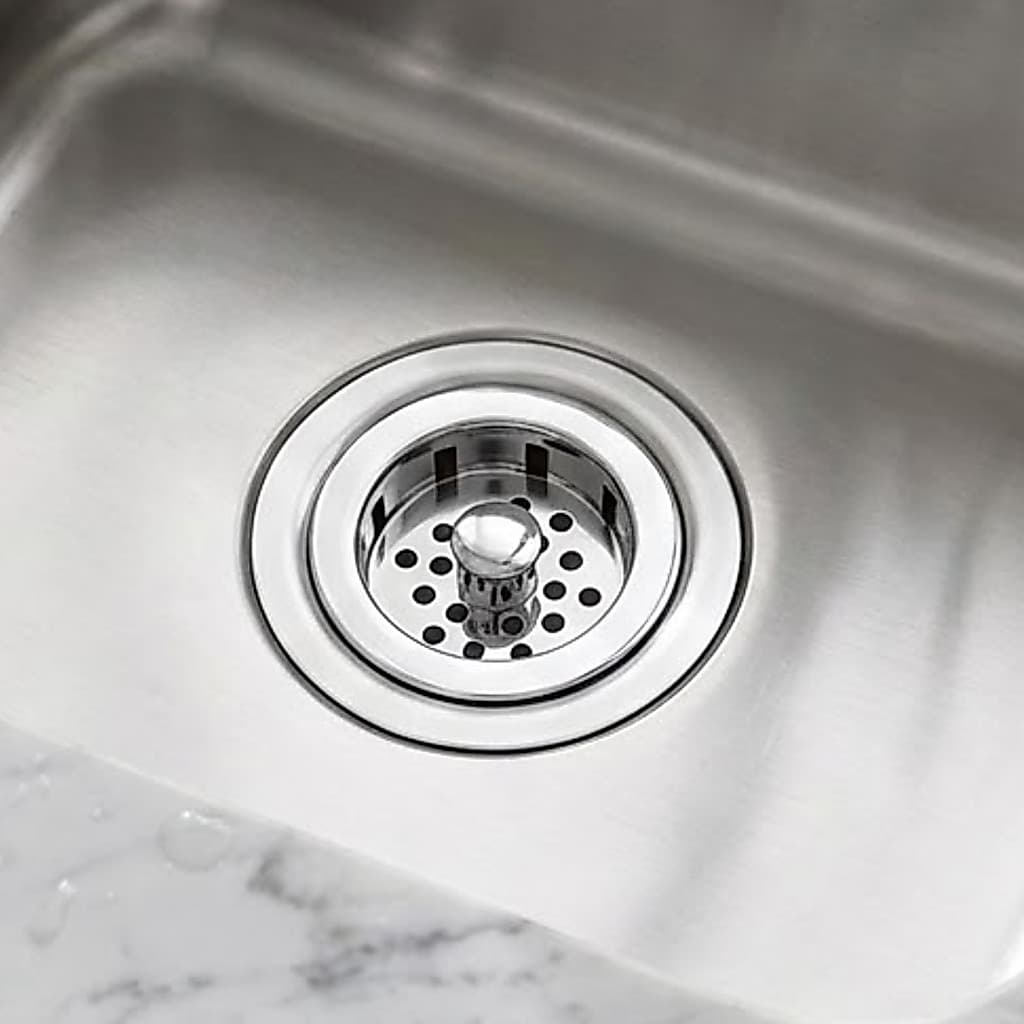 Ralo Pia De Cozinha 3 1/2 Premium Metal Válvula Americana Cesto Removível Anti Cheiro Forte