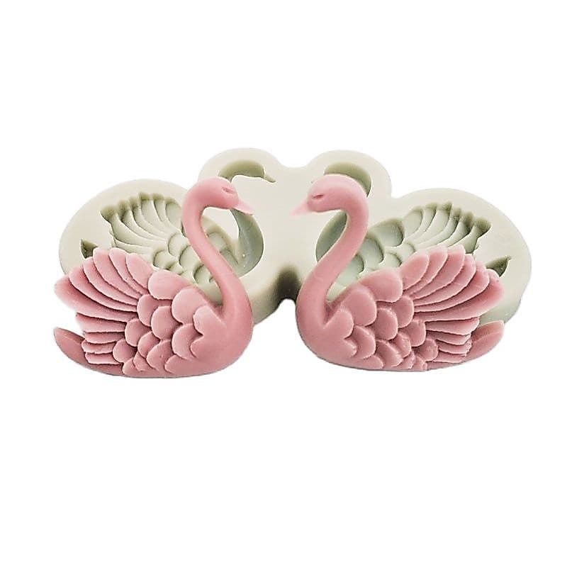 Novo Molde De Silicone De Cisne Bolo De Aniversário Chocolate K484