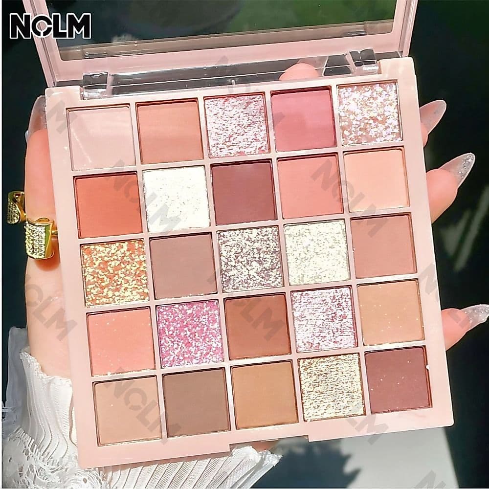 Paleta De Sombras Foscas E Pérolas De Baixa Saturação De 25 Cores Maquiagem Versátil Maquiagem para o dia a dia-NOLM
