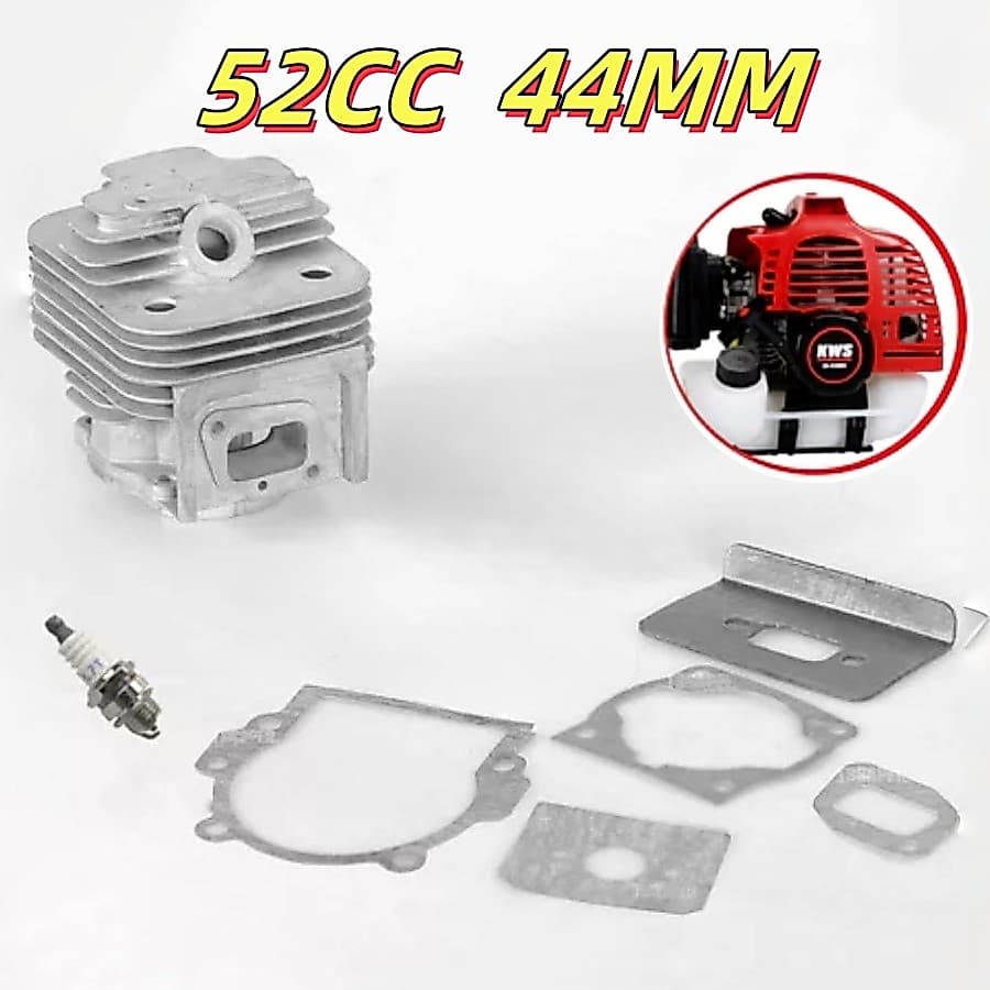Kit Cilindro Pistão Roçadeira Gasolina 52cc 44mm