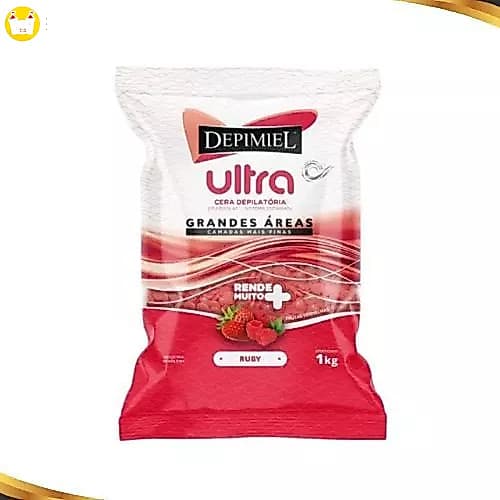 Cera Depilatória Pérolas Ultra Ruby 1kg - Depimiel