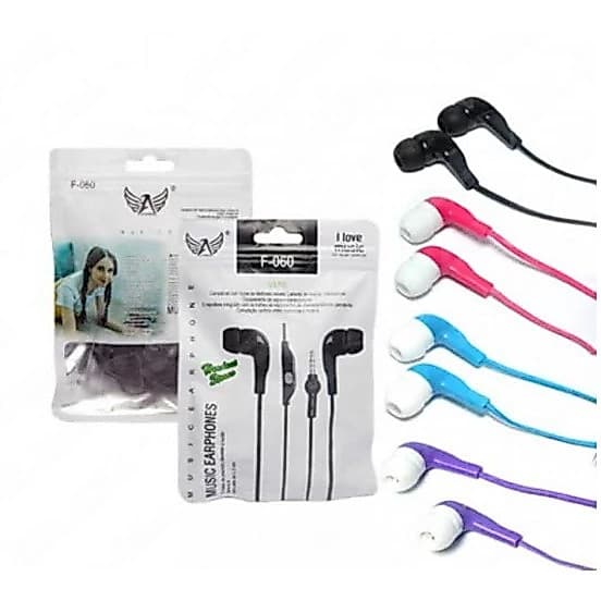 Kit de 6 Fones Com Microfone Altomex F-060 - Varias Cores - Nota Fiscal