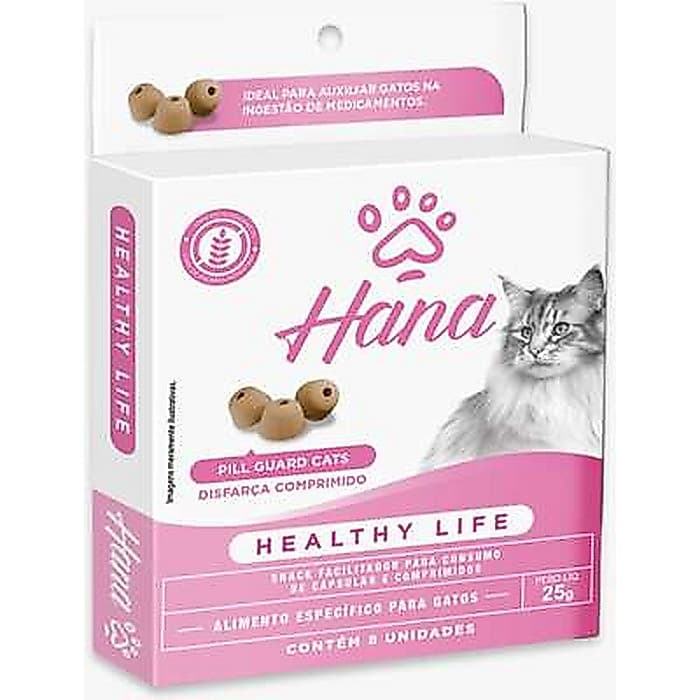 Snack Hana Healthy Life Pill Guard Disfarça Comprimido para Gatos