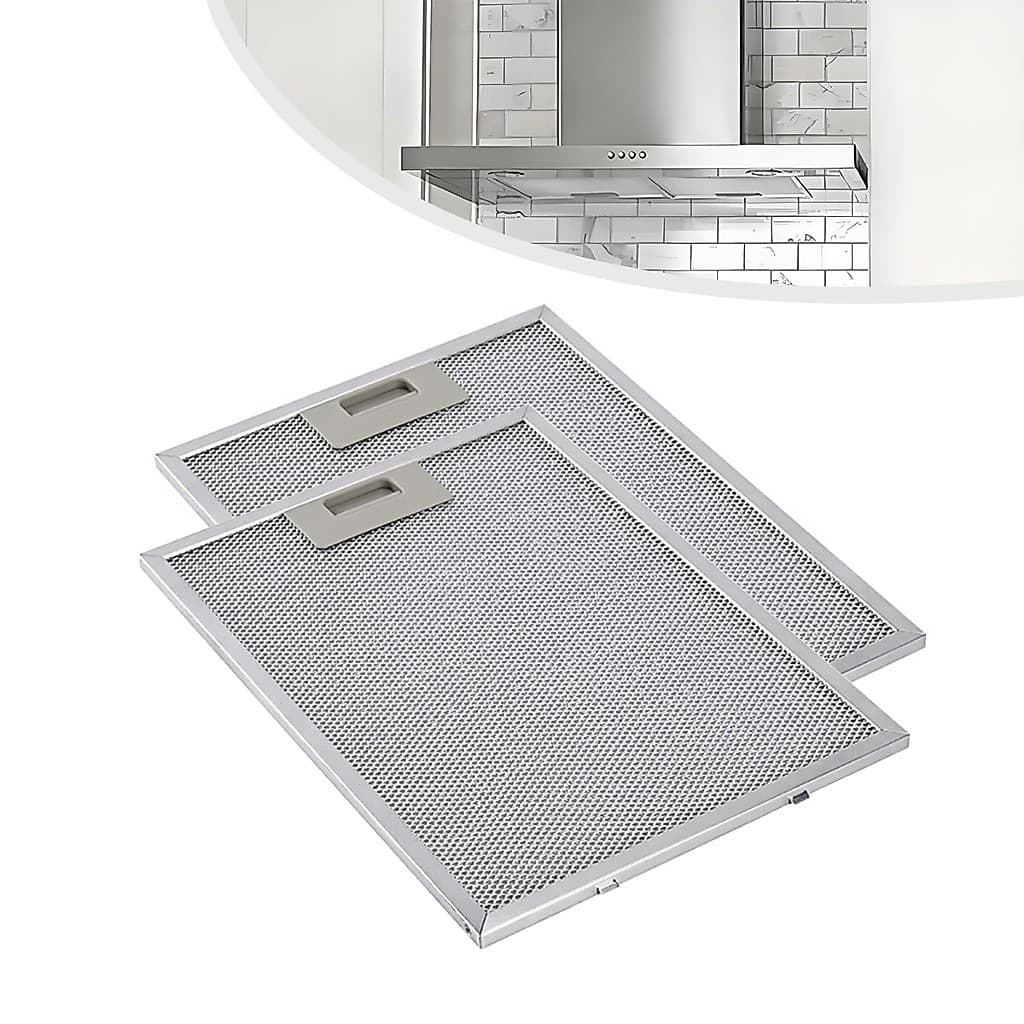 Kit Filtro Alumínio Metálico Para Depurador Coifa 26x32cm 5 Camadas, 9mm, 1 / 2 Peças
