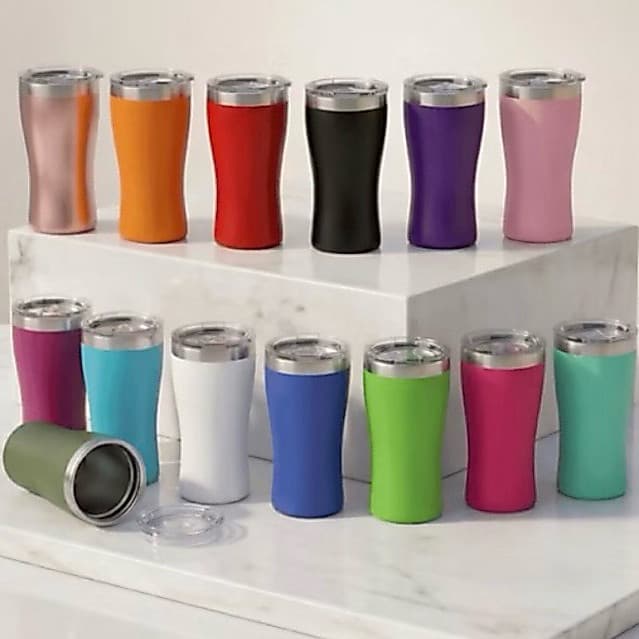 Copo Tulipa 160ml Térmico Com Tampa Principal Livre de BPA Aço Inoxidável Clássico e Sofisticado