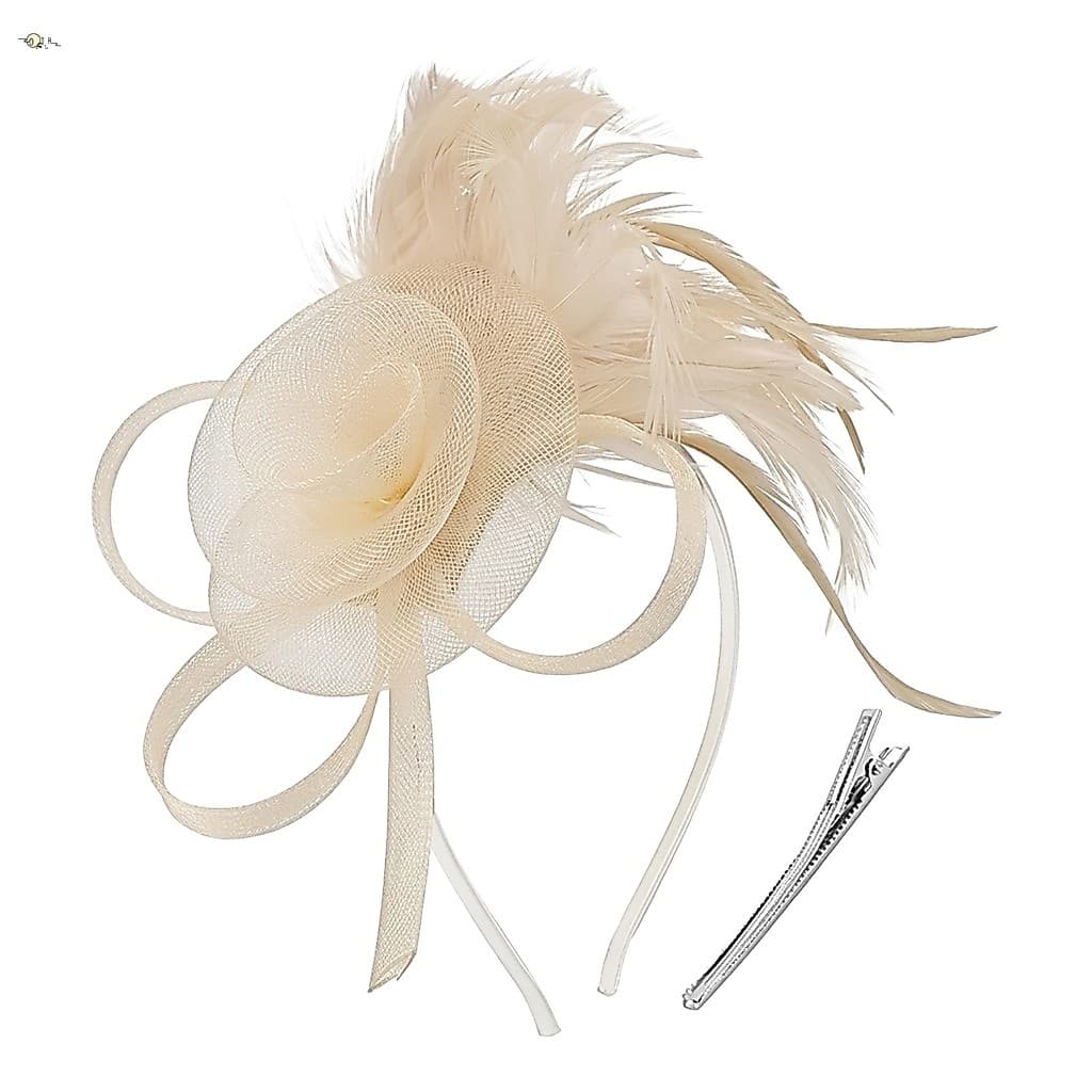 Grampo De Cabelo De Pena De Véu Vintage Nupcial Acessório De Noiva De Liga Leve Para Sessão De Fotos De Casamento