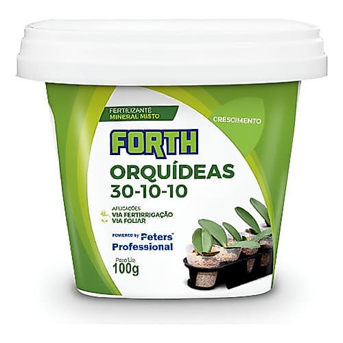 Adubo Fertilizante Forth Orquídeas Crescimento 30-10-10 100g