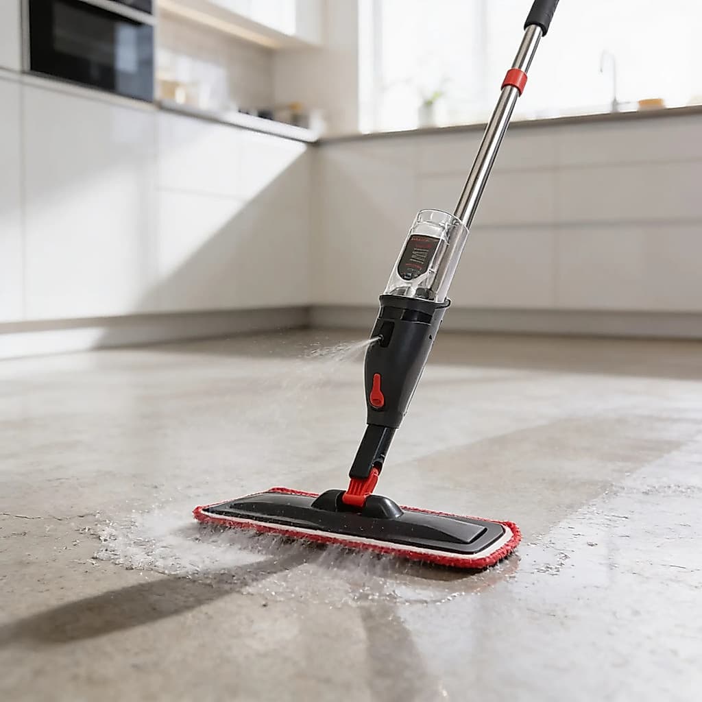 Mop Spray Reservatório Água Vassoura Esfregão Rodo Powermaid