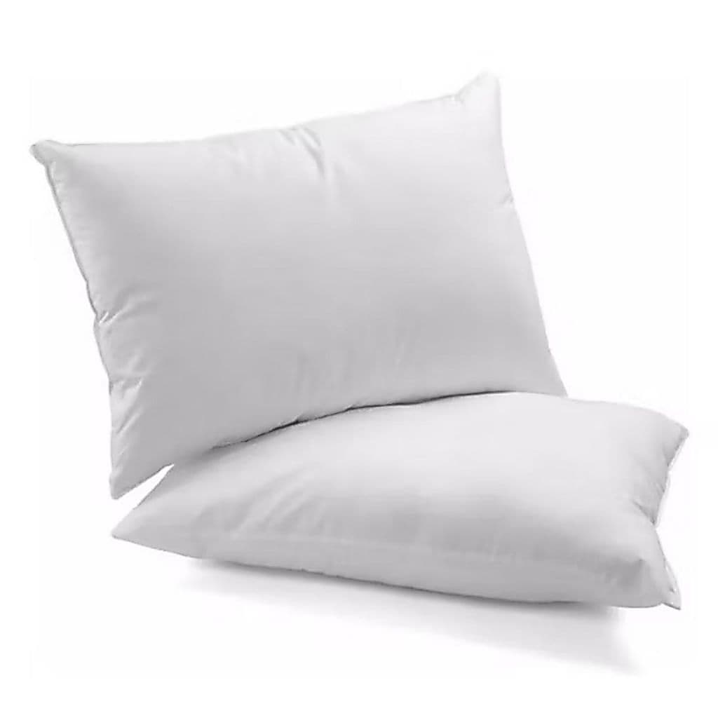Kit C/2 ou 4 Travesseiro Pluma de Ganso 50x70cm Confortavel e Macio