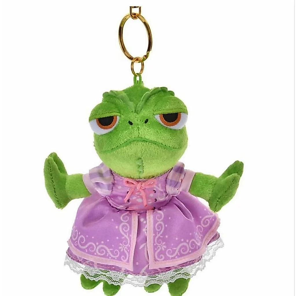 Novo Chaveiro de Pelúcia Pascal Camaleão, Boneco de Ombro Rapunzel, Presente de Aniversário