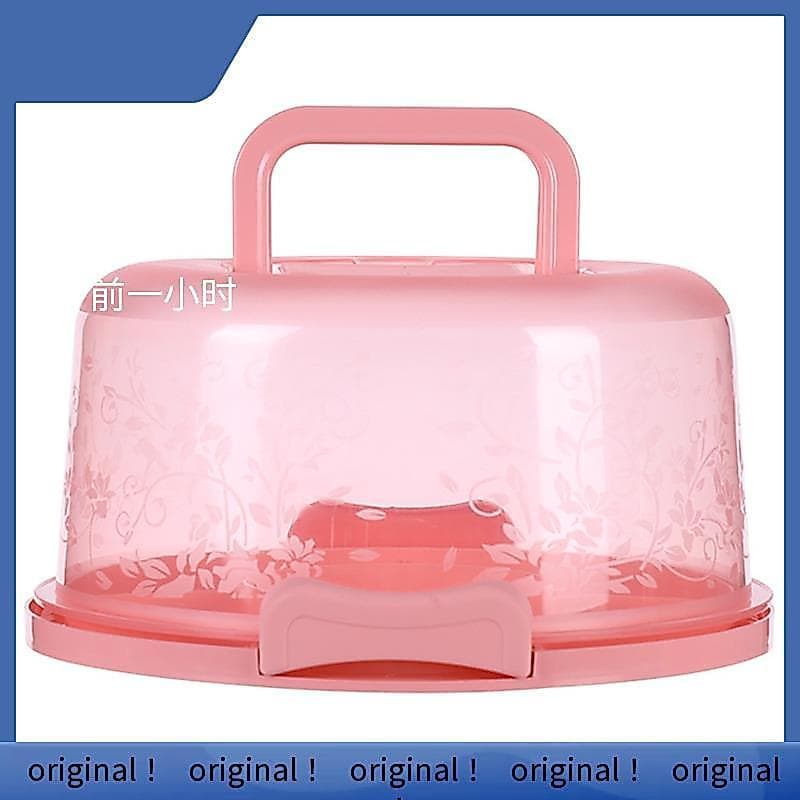 Recipiente De Armazenamento De Bolo De Plástico Versátil Com Tampa Segura Fechadura Para Festas , Piqueniques E Muito Ma