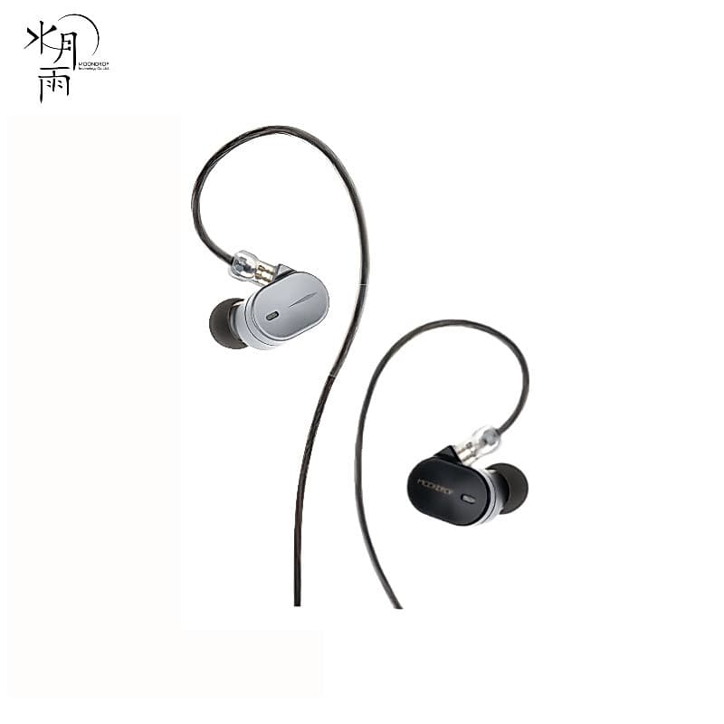 MOONDROP CHU 3/III Fone De Ouvido Intra-Auricular Driver Dinâmico De Alto Desempenho IEMs Cabo Intercambiável 0.78 Mm 2