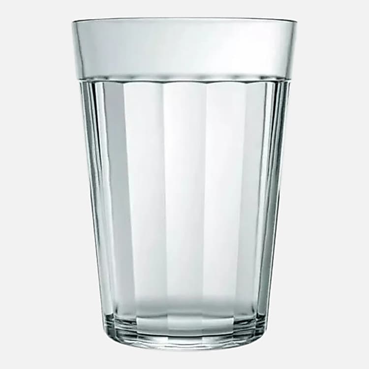 Copo Americano Duplo 300 ml Transparente - Kit com 24 Unidades